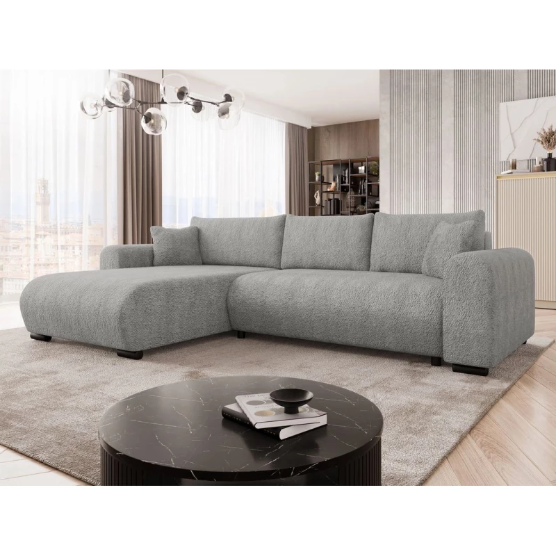 Rohová sedací souprava KANOPE - šedá 2