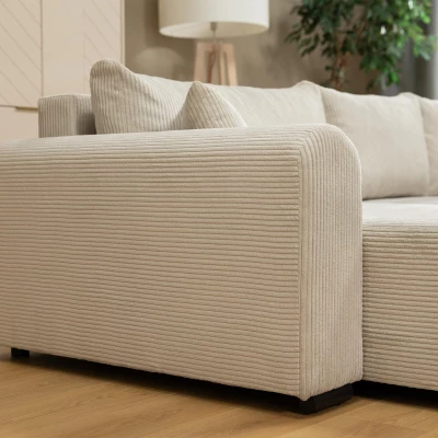 Rohová sedací souprava KANOPE - šedá 1