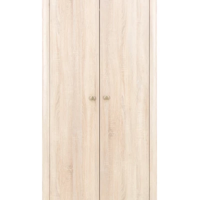 Dvoudveřová šatní skříň 90 cm FRIDLEY - dub sonoma