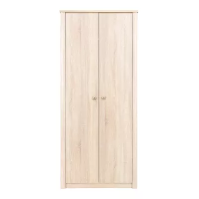 Dvoudveřová šatní skříň 90 cm FRIDLEY - dub sonoma