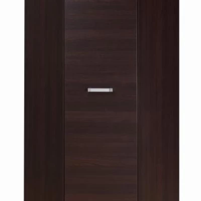Rohová šatní skříň 90 cm ANDOVER - kaštan wenge
