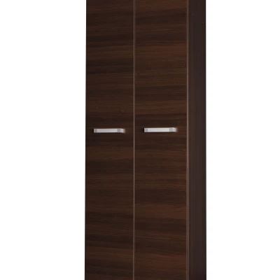 Předsíňová skříň 68 cm se šatní tyčí ANDOVER - kaštan wenge