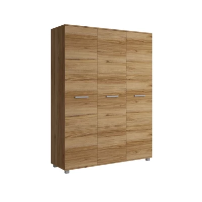 Šatní kombinovaná skříň 150 cm ANDOVER - dub catania