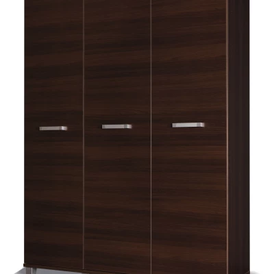Šatní kombinovaná skříň 150 cm ANDOVER - kaštan wenge