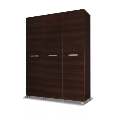 Šatní kombinovaná skříň 150 cm ANDOVER - kaštan wenge
