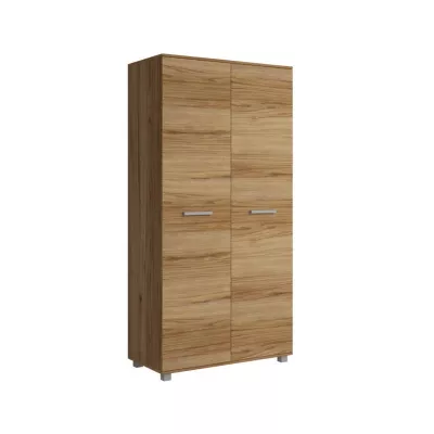 Předsíňová skříň 100 cm se šatní tyčí ANDOVER - dub catania
