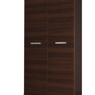 Předsíňová skříň 100 cm se šatní tyčí ANDOVER - kaštan wenge