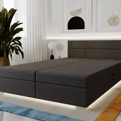 Dvoulůžková postel 180x195 WITA 2 - grafitová