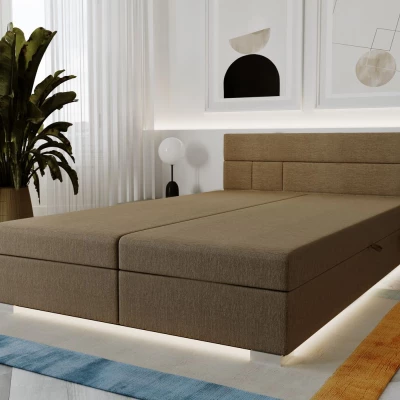 Dvoulůžková postel 160x195 WITA 2 - béžová