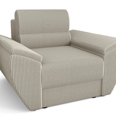 VÝPRODEJ - Stylové křeslo OPHELIA - šedo bílé