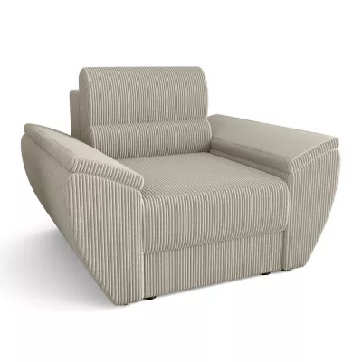 VÝPRODEJ - Stylové křeslo OPHELIA - šedo bílé