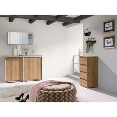 Komoda s dvířky BARNUM 2 - bílá