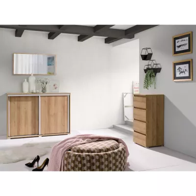 Komoda s dvířky BARNUM 2 - bílá