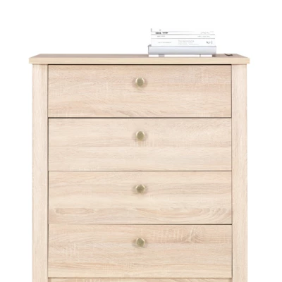Nízká komoda se šuplíky FRIDLEY - dub sonoma