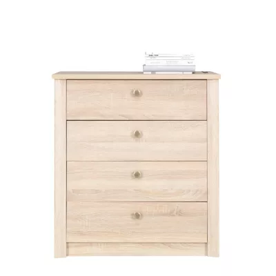 Nízká komoda se šuplíky FRIDLEY - dub sonoma