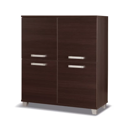 Komoda s dvířky ANDOVER - kaštan wenge