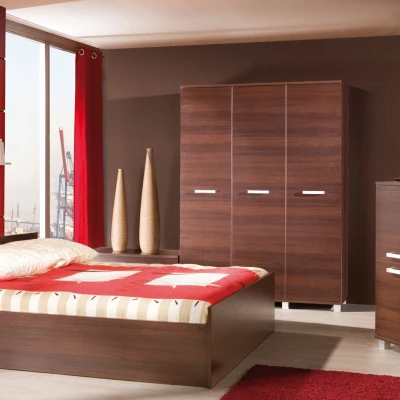 Komoda s dvířky ANDOVER - kaštan wenge