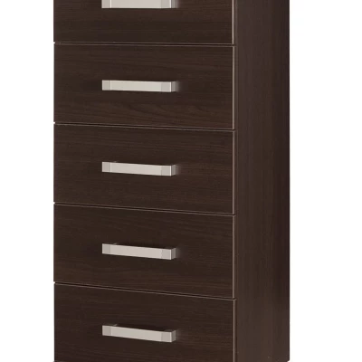 Úzká šuplíková komoda ANDOVER - kaštan wenge