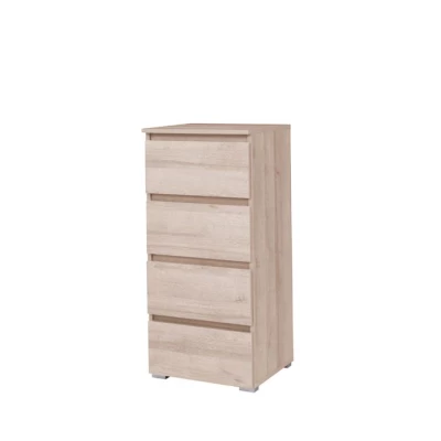 Šuplíková úzká komoda LIONU - dub sonoma