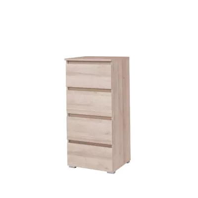 Šuplíková úzká komoda LIONU - dub sonoma