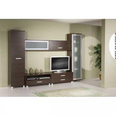 Úzká policová skříň 50 cm ANDOVER - dub catania