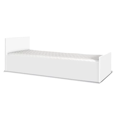 Jednolůžková postel 80x200 ANDOVER - bílá