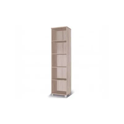 Úzký regál do obývacího pokoje ANDOVER - dub sonoma
