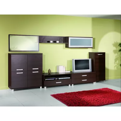 Úzká komoda s dvířky ANDOVER - dub sonoma