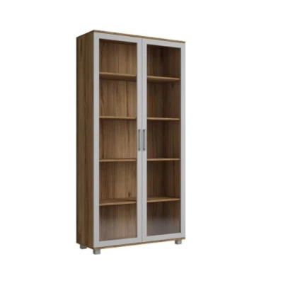 Vysoká vitrína ANDOVER - dub catania