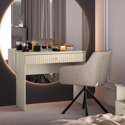 VÝPRODEJ - Toaletní stolek FAREL - kašmír