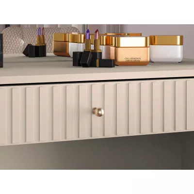 VÝPRODEJ - Toaletní stolek FAREL - kašmír