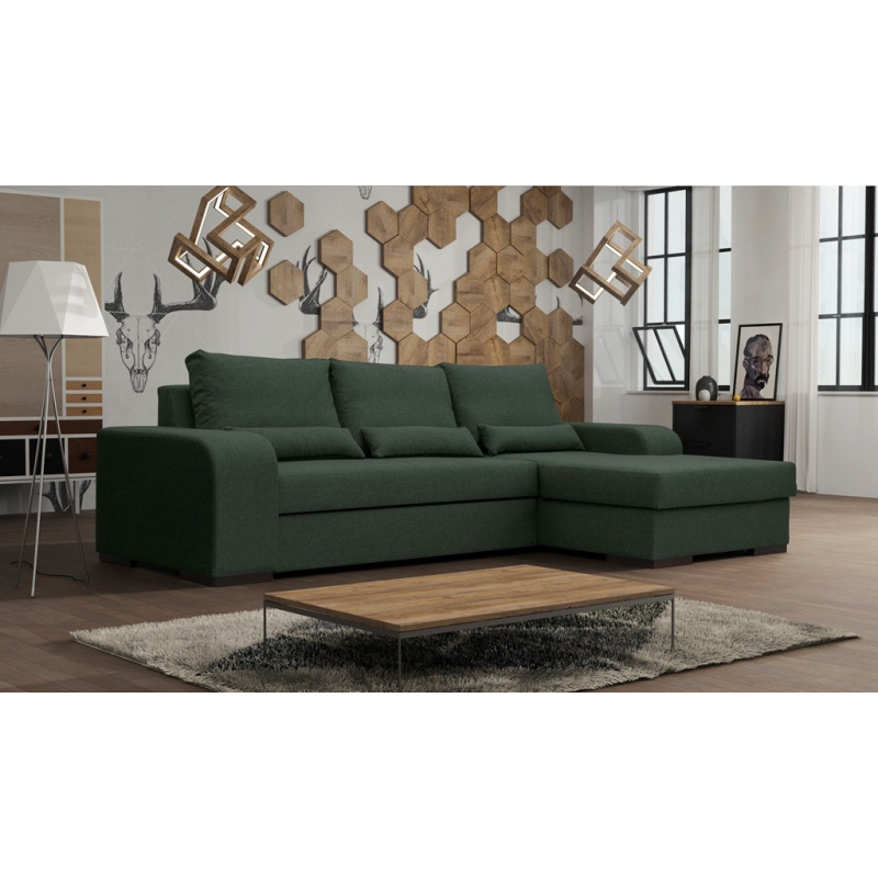 Rozkládací sedací souprava ELVIRA - zelená