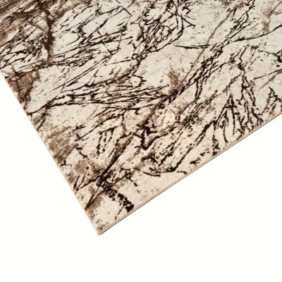 VÝPRODEJ - Moderní kusový koberec 160x220 cm DEMIAN - hnědý / béžový / černý