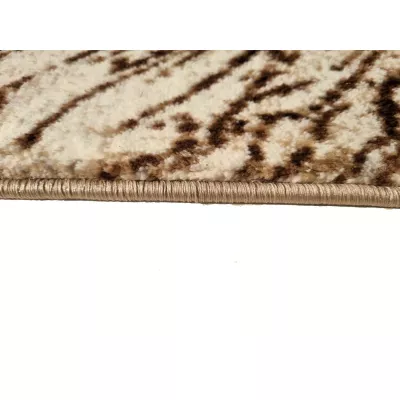 VÝPRODEJ - Moderní kusový koberec 160x220 cm DEMIAN - hnědý / béžový / černý