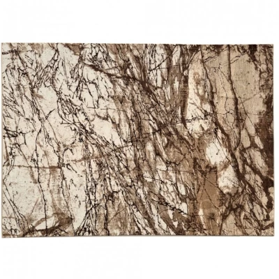 VÝPRODEJ - Moderní kusový koberec 160x220 cm DEMIAN - hnědý / béžový / černý