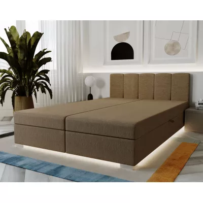 Manželská postel 140x195 INEJ 1 - béžová