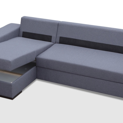 Rozkládací sedací souprava ELVIRA - světle šedá