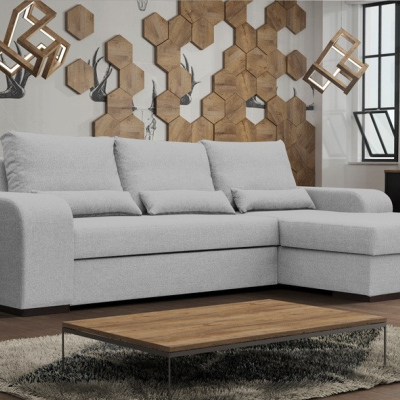 Rozkládací sedací souprava ELVIRA - světle šedá