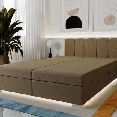 Manželská postel 160x195 INEJ 2 - béžová