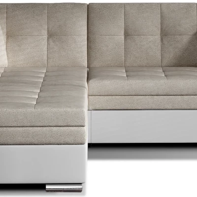 Rohová sedací souprava SANGITA 1 - bílá / béžová, levý roh