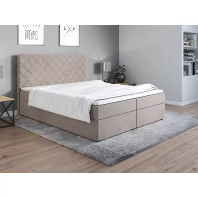 Čalouněná postel 200x200 LILLIANA 2 - béžová