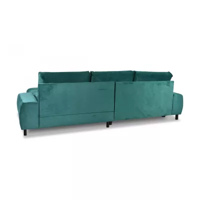 Elegantní sedací souprava HARVEY - láhvově zelená, pravý roh