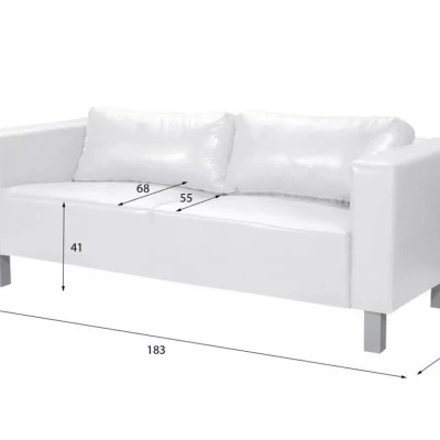 Sedací sestava GIZELA - tmavě hnědá