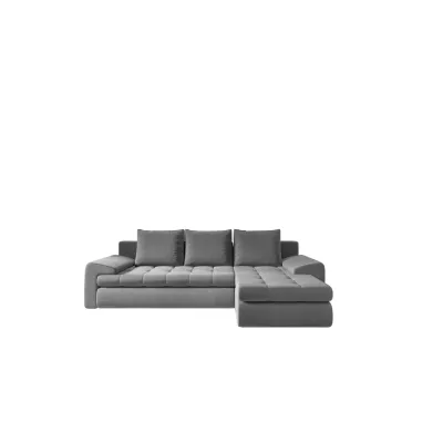 Rozkládací sedací souprava BIBIANA 1 - šedá, pravý roh