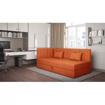 Válenda s úložným prostorem 90x200 ALAMO 3 - oranžová