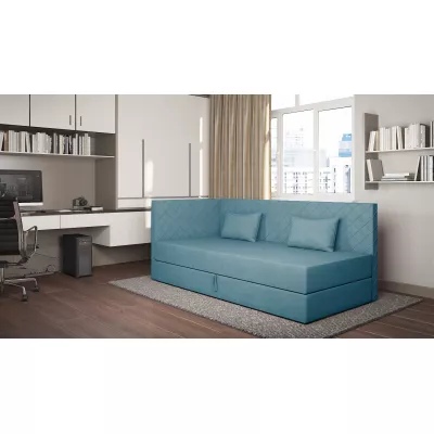 Válenda s úložným prostorem 90x200 ALAMO 4 - světle modrá