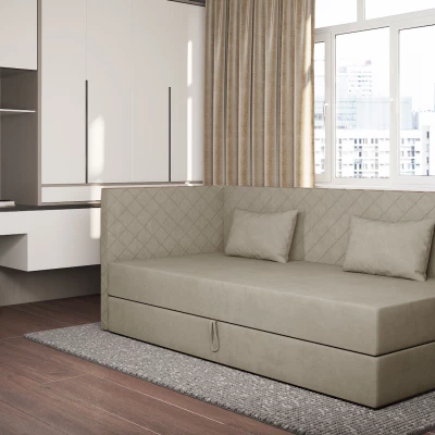 Válenda s úložným prostorem 90x200 ALAMO 4 - písková