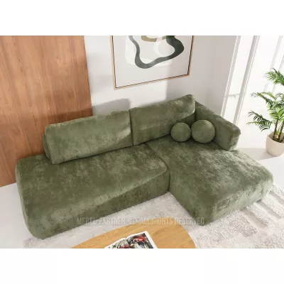 Pohovka s úložným prostorem RIVA - zelená