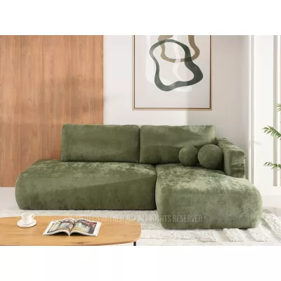 Pohovka s úložným prostorem RIVA - zelená