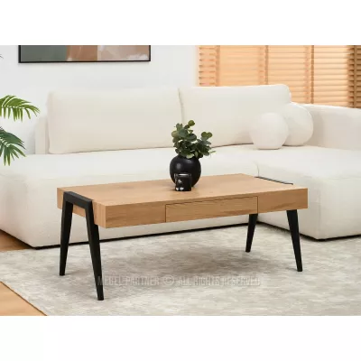 Konferenční stolek SEBASTIAN - dub / černý